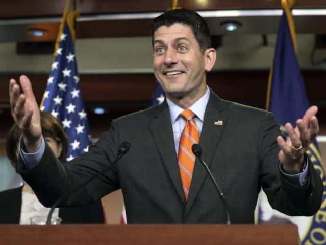Paul Ryan Declares U.S. Election ‘Over' in Euro Banking
Conference Talk 1
