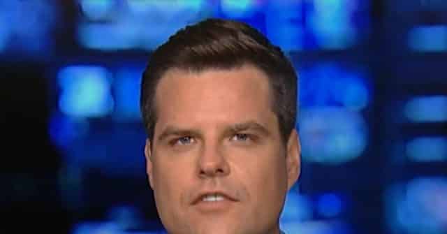 GOP Rep. Gaetz: Election an 'Overwhelming Landslide' Among
In-Person Voters 1