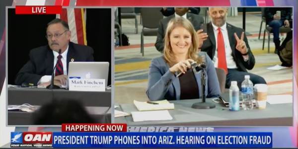 President Trump Calls Into Hearing on Voting Irregularities
in Arizona, Blasts RINO Gov. Doug Ducey (VIDEO) 1