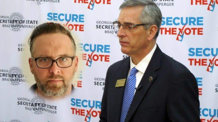 Georgia Secretary Of State Brad Raffensperger Used
Dominion’s Eric Coomer As Witness For The State To Defend LAST
MINUTE COMPUTER CHANGES 1