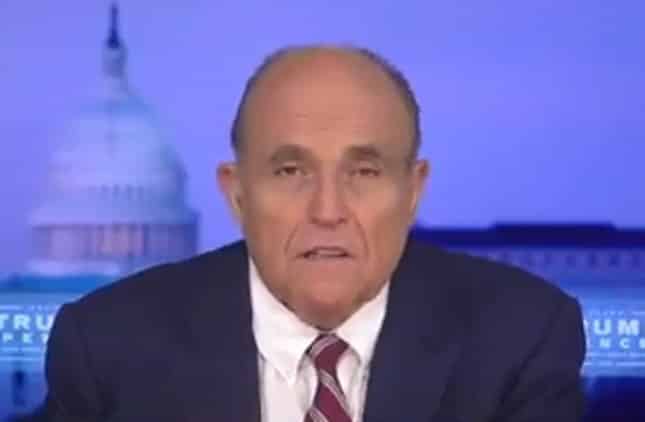 WHAT? Rudy Giuliani Says Votes Were Sent Out Of Country And
Counted By Company From Venezuela (VIDEO) 1