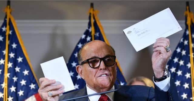 Rudy Giuliani Blasts Media for Failing to Report Evidence:
220 Affidavits in MI Case Alone, 'Triple-Counted' Ballots 1