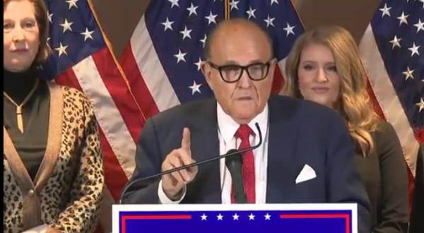WOW! Rudy 60,000 Ballots in Milwaukee County and 40,000
Ballots in Dane County Should be Tossed Out (VIDEO) 1