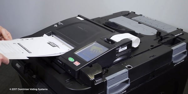 Dem senators warned of potential 'vote switching' by
Dominion voting machines 1