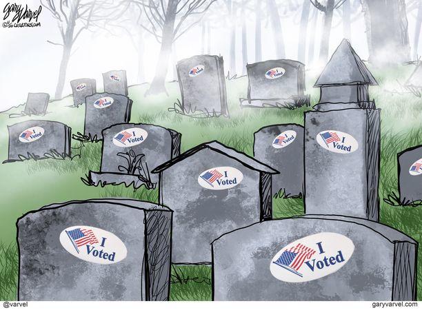 Trump Campaign Highlights Alleged Dead Voters Casting
Ballots In Pennsylvania 1