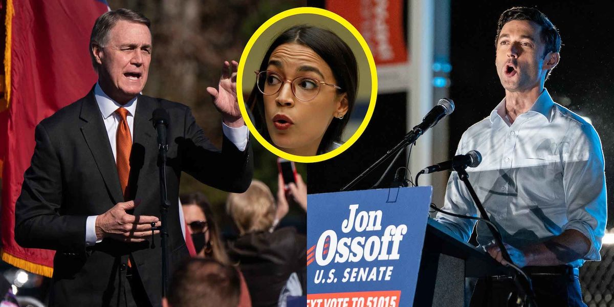 GOP Sen. Perdue says he would fly AOC to Georgia to campaign
for his Democratic opponent 1