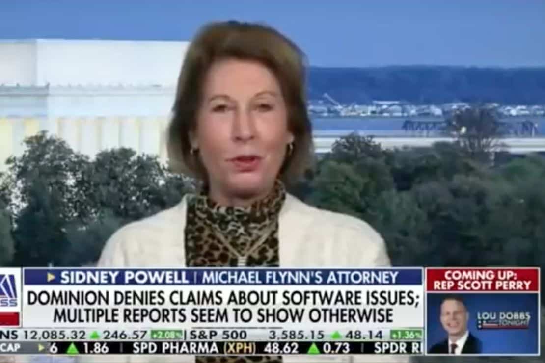 Claiming 'Staggering Evidence of Election Fraud,' Trump
Attorney Sidney Powell Says She'll Soon 'Release the Kraken' On
2020 Election 1