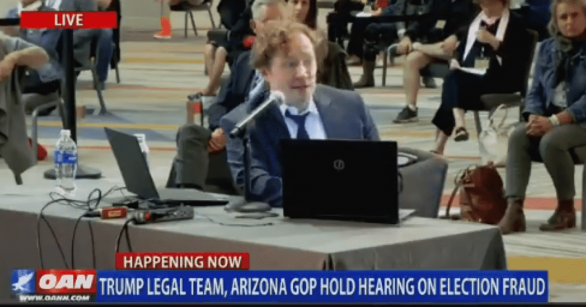 Twitter Suspends Election Whistleblower After Giving
Riveting Testimony in Arizona about Mathematical Fraud 1