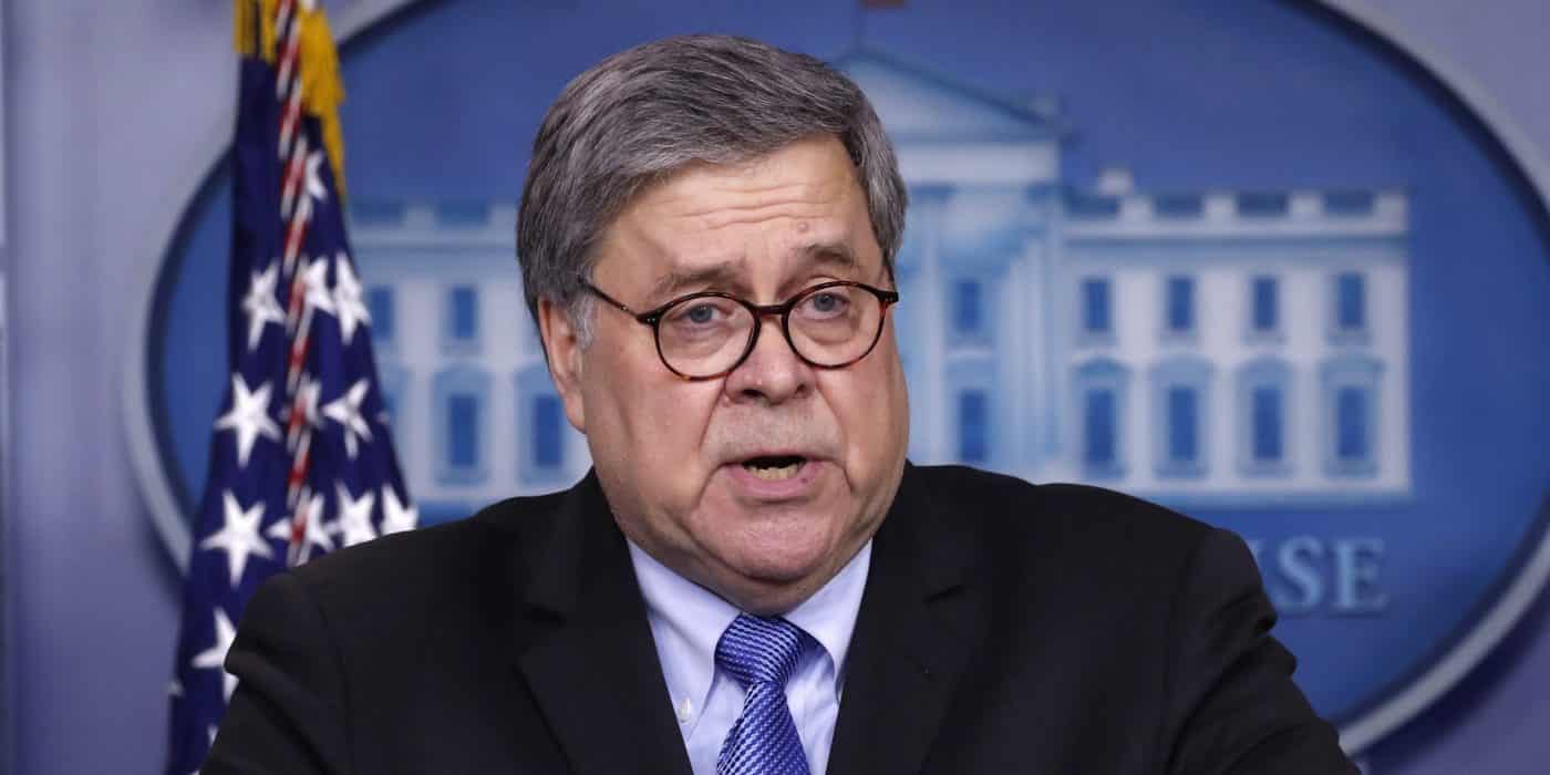 BILL BARR: No Evidence of Fraud That Would Change Election
Outcome 1