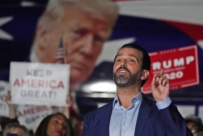 Don Jr. urges Ga. voters to support GOP senators in runoff
elections in new radio ad 1