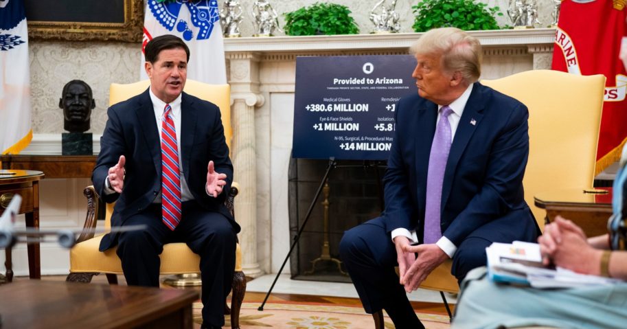 Donald Trump Eviscerates Doug Ducey for Certifying Election
Results 1