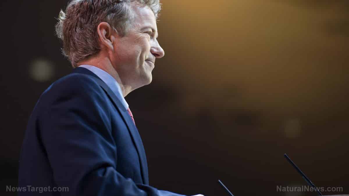 Rand Paul publicly decries election fraud committed against
Trump 1