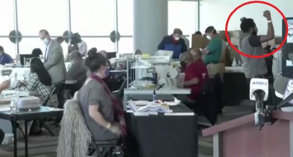 BREAKING EXCLUSIVE: “USB Guy” Identified as Lawrence Sloan
Was Filmed Cheering After Inspecting Bogus Ballots Under Table in
Georgia Election Day 1