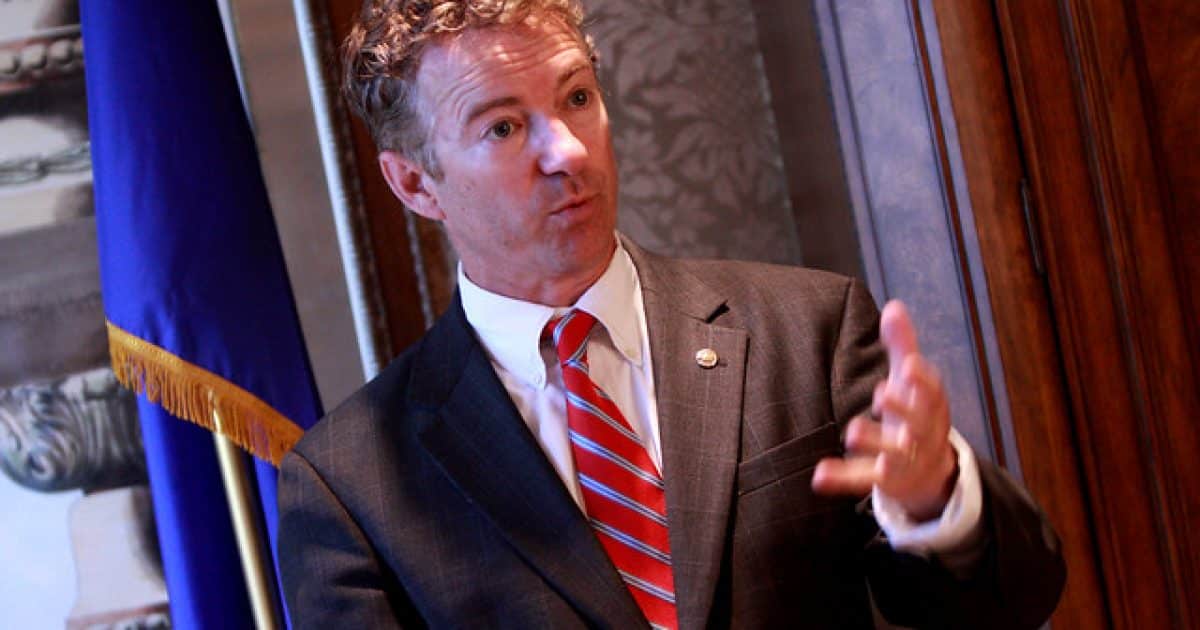 Rand Paul Considering Objecting to Electoral College Votes
in Senate 1