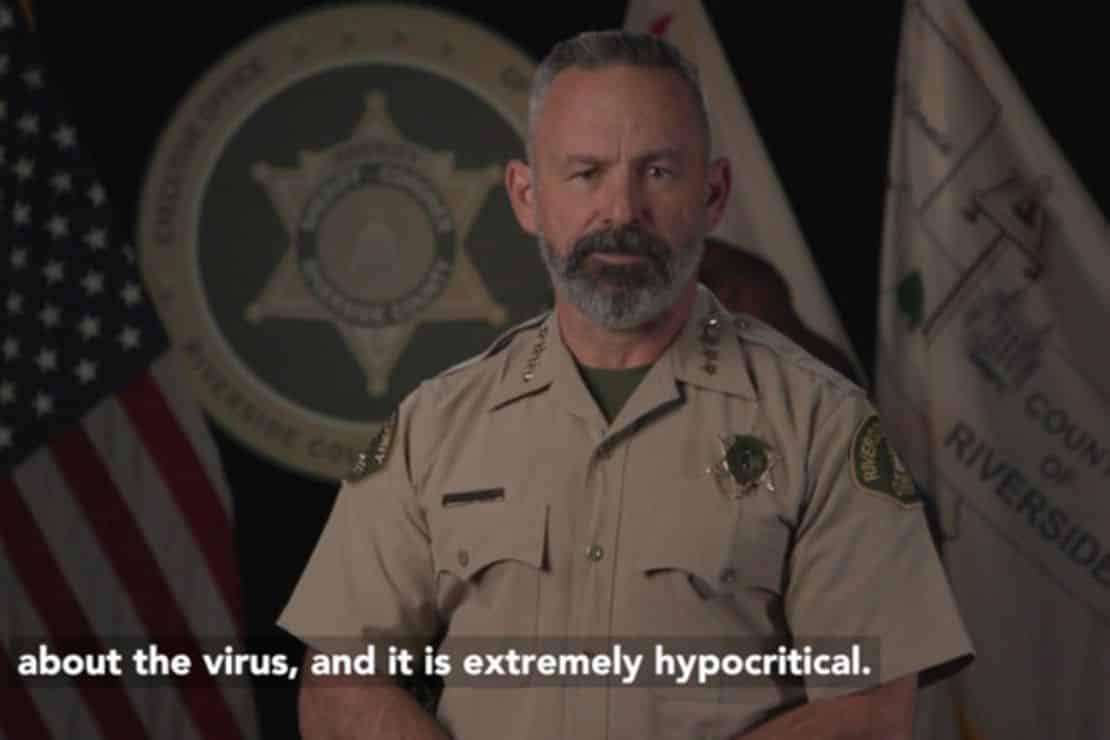 California Sheriff Eviscerates Newsom Over 'Dictatorial' and
'Ridiculous' COVID Lockdown Orders 1