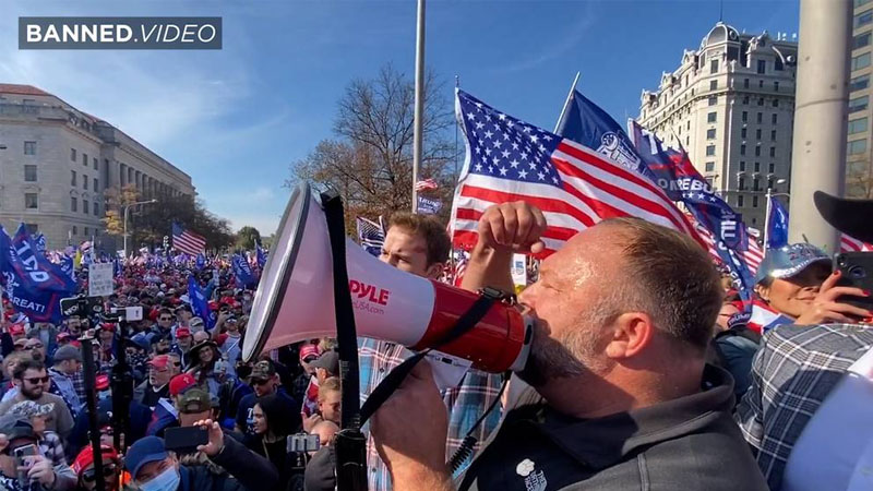 Watch Live! Alex Jones Leads Stop The Steal March On Supreme
Court To Protest Democrat Election Fraud 1
