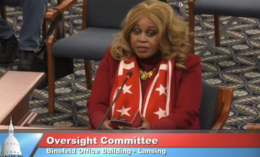 MUST SEE: Dr. Linda Lee Tarver Absolutely FLAMES the “Hot
Mess” Voter Fraud in Michigan at Lansing Hearing (VIDEO) 1