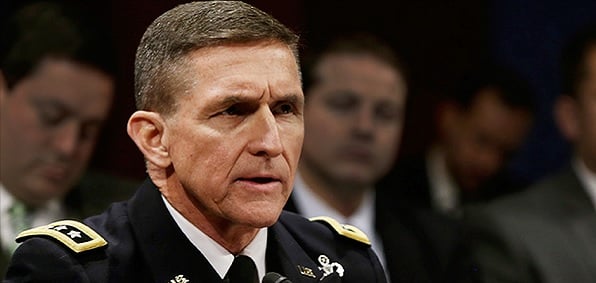 Michael Flynn endorses martial law and national re-vote for
president 1