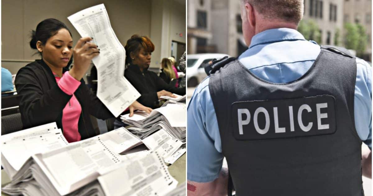 Election Workers Call Police on Volunteers, Using COVID as
the Excuse, at Michigan State House District Recount 1