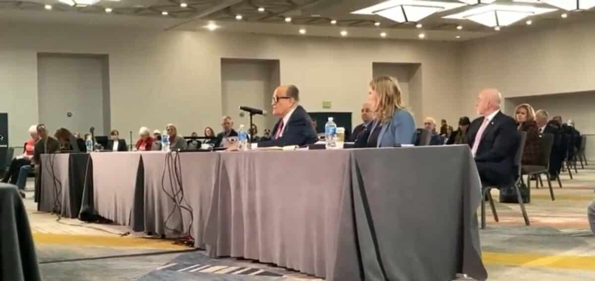 Trump Calls In to Arizona Election Hearing 1