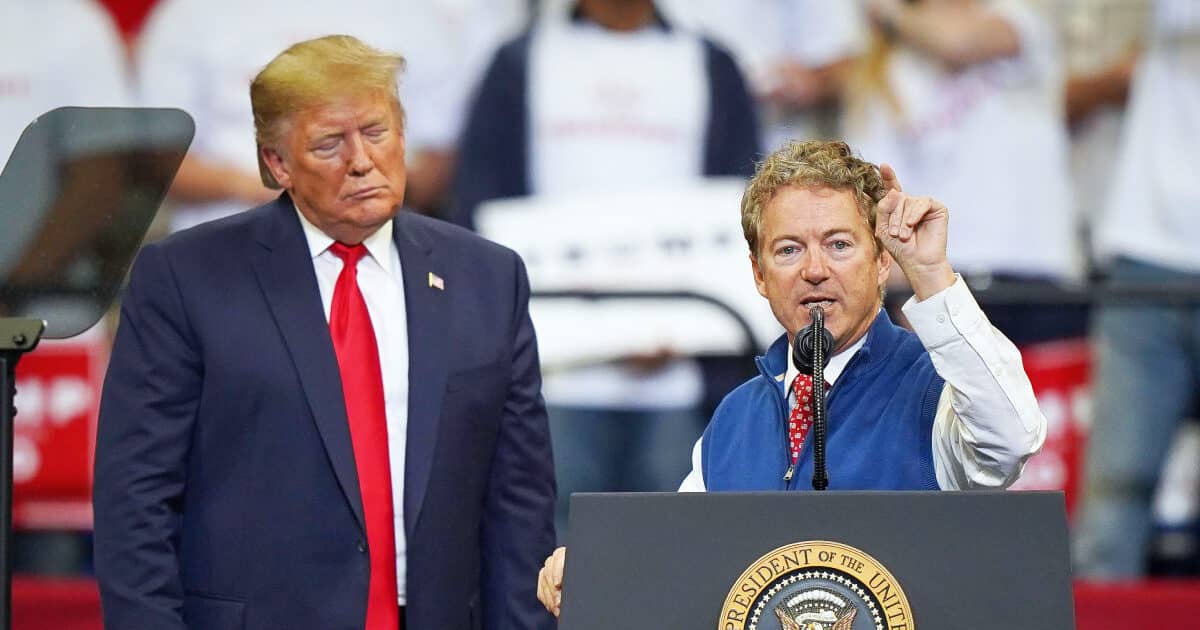 Courts Haven’t Decided Facts on Voter Fraud, Found Excuses
to Dismiss Trump’s Cases: Rand Paul 1