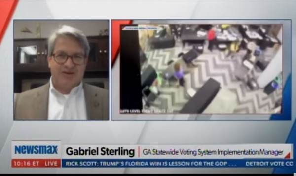 DISGUSTING! Georgia Elections Manager Gabriel Sterling Goes
on Newsmax and Lashes Out AT REPUBLICANS — DEFENDS THE SUITCASE
FRAUD! (VIDEO) 1