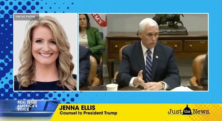 Trump Lawyer Jenna Ellis Suggests Pence Could Defer
Certifying Election, Send Requests to State Legislatures
(VIDEO) 1