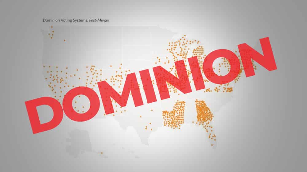 PHOTO EVIDENCE: Dominion voting machines have “Made in
China” labels 1
