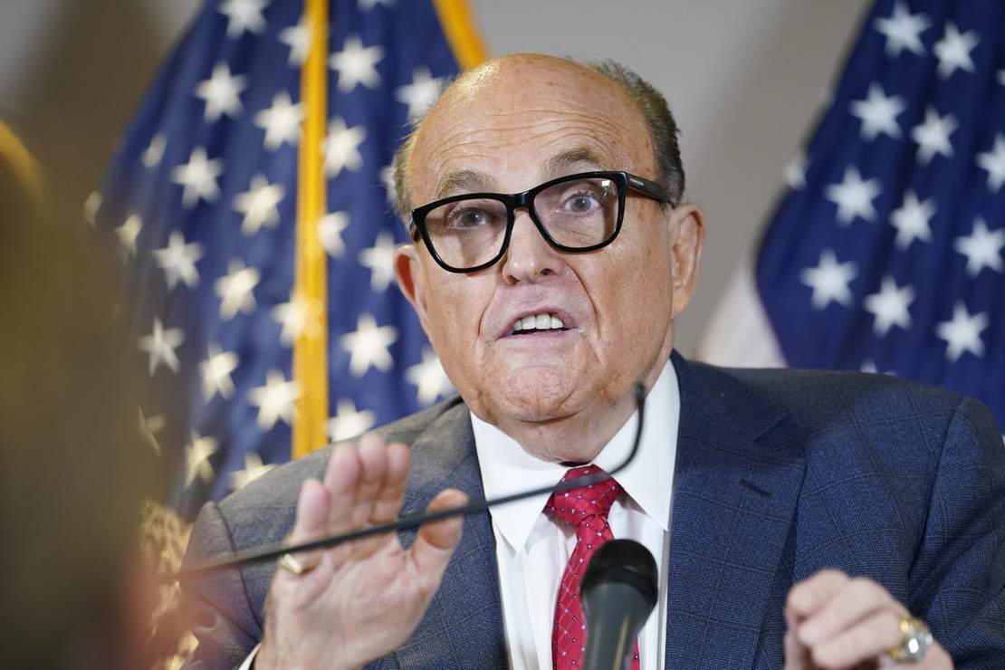 Dominion Voting Sues Giuliani for Defamation, Demanding
$1.3B in Damages 1