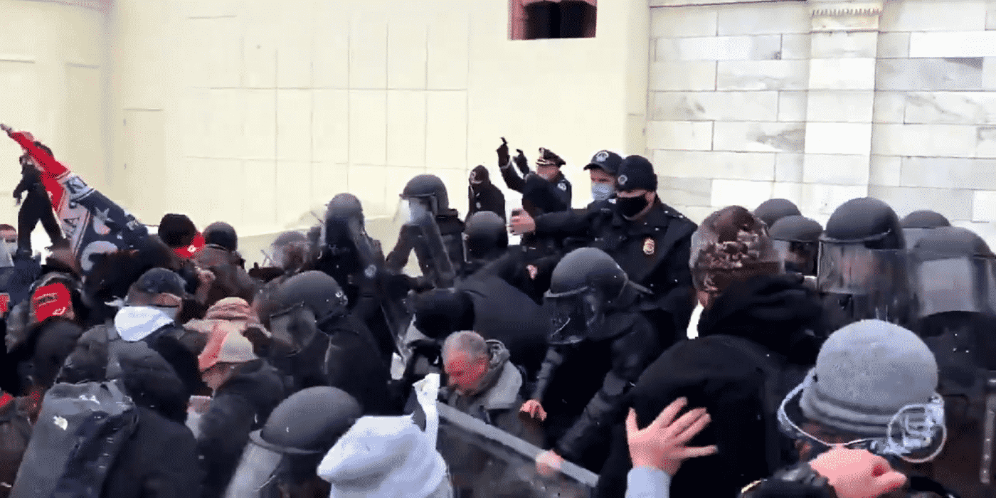 WATCH: Trump Backers Breach the US Capitol to Protest Vote
Fraud 1