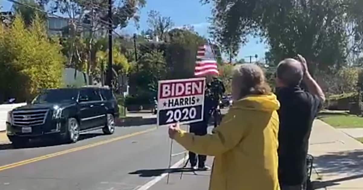 80 Million Votes? Kamala’s Motorcade Welcomed To California
By ONE Elderly Couple 1