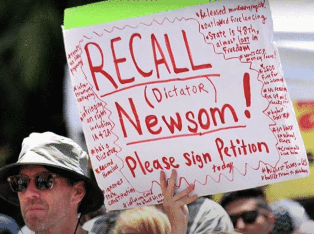 Californians Prepare To Take Down Gov. Gavin Newsom Before
He Takes Down The State 1