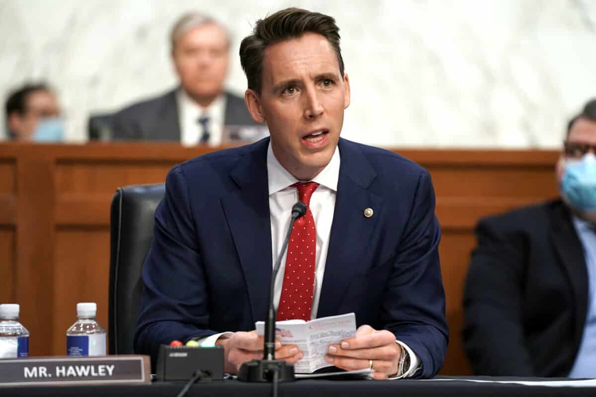 Sen. Josh Hawley Only Senator to Vote No on All Biden
Cabinet Picks 1