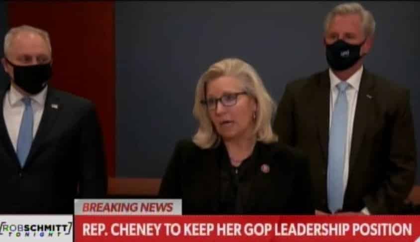 “We Really Did Have a Terrific Vote Tonight”- Trump-Hater
Liz Cheney Gloats after GOP Lawmakers Vote 145-61 to Keep Her in
Leadership Role (VIDEO) 1