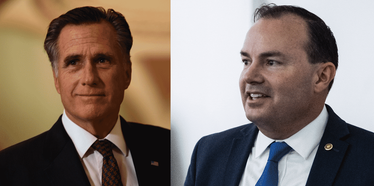 Utah GOP issues statement supporting both Romney and Lee
after differing impeachment votes 1