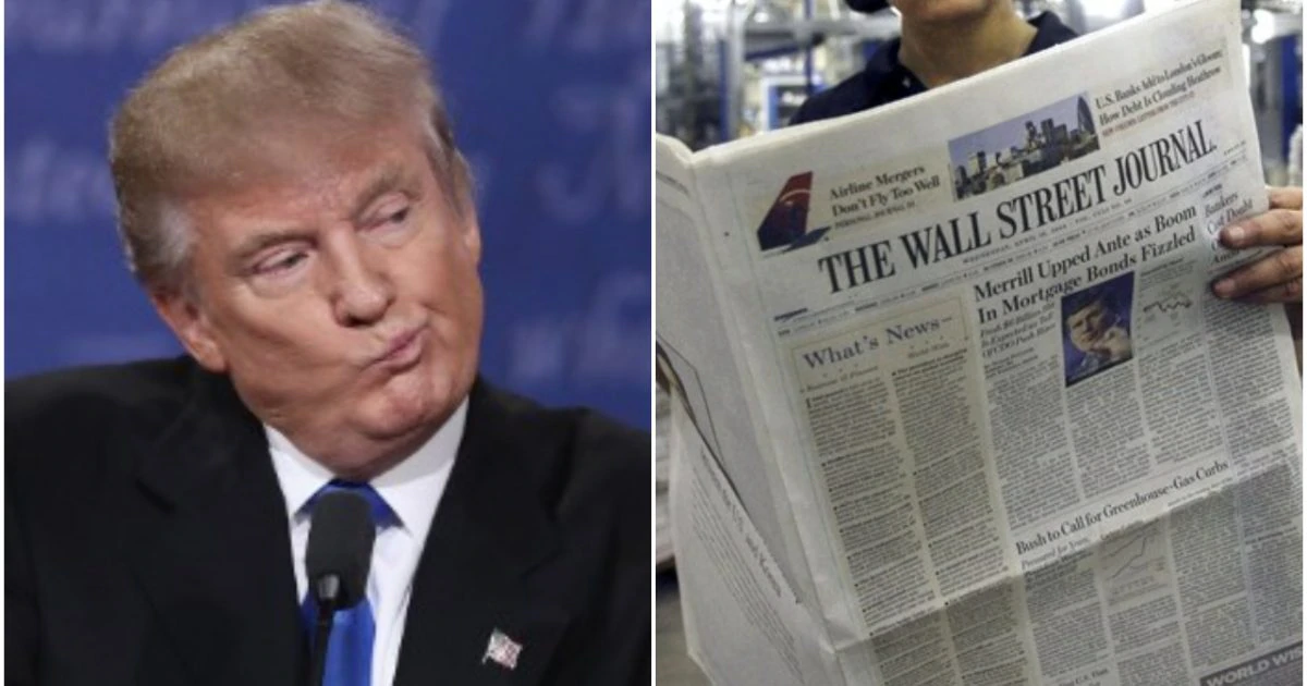 Wall Street Journal Threatens Republican Voters: ‘Trump
Won’t Win Another Election’ 1