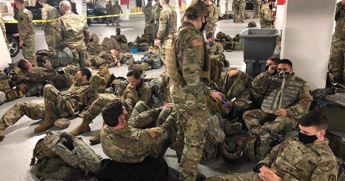 Washington DC Democrat Government Poisons Michigan National
Guard Troops With Uncooked Meals, Metal Shavings 1
