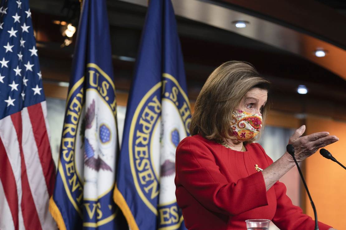 Pelosi's Attempt Overturn Election of a GOP Congresswoman
Meets Resistance from Moderate Dems 1