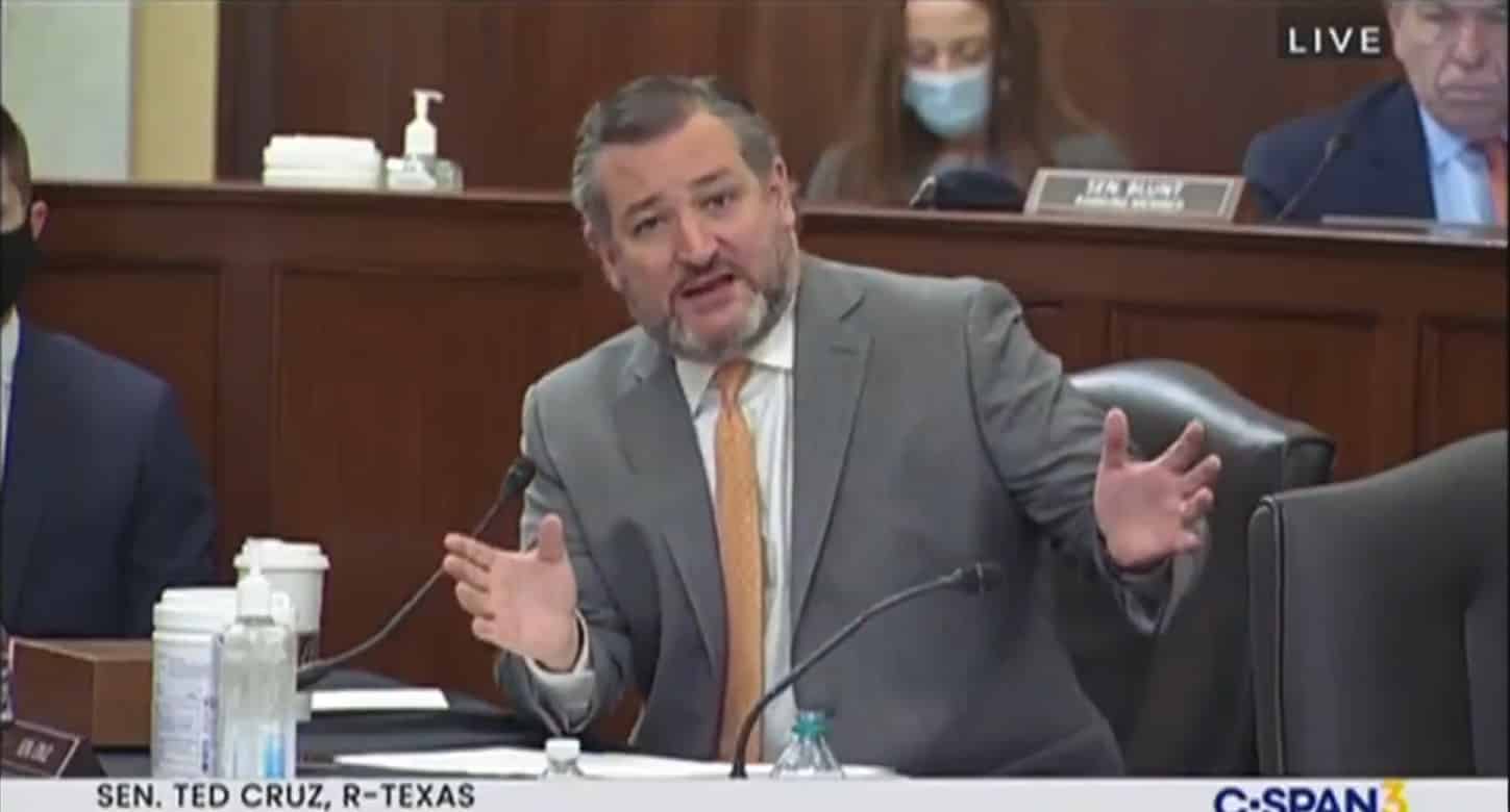 Ted Cruz Fights Democrat Election Bill: ‘It Is Designed To
Keep Corrupt Politicians In Office’ 1