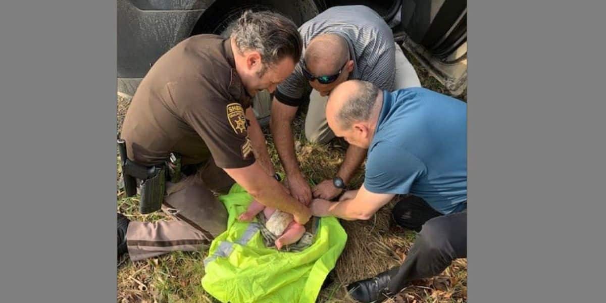 Michigan deputies rescue 4-month-old baby boy abandoned on
creek bank, suffering from hypothermia 1