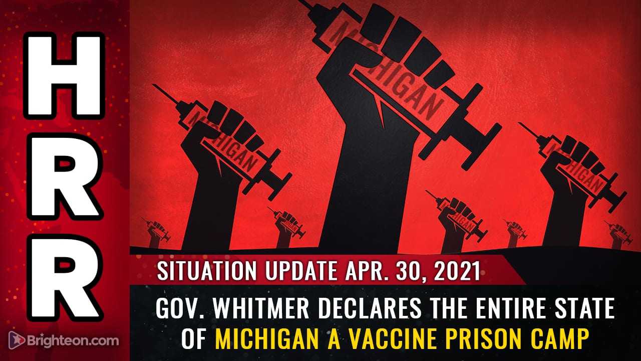 Gov. Whitmer declares the entire state of Michigan to be a
VACCINE PRISON CAMP ... obey or stay locked down forever 1