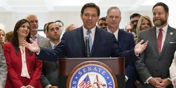 DeSantis Signs Fla. Election Integrity Law, Driving the Left
into a Tizzy 1