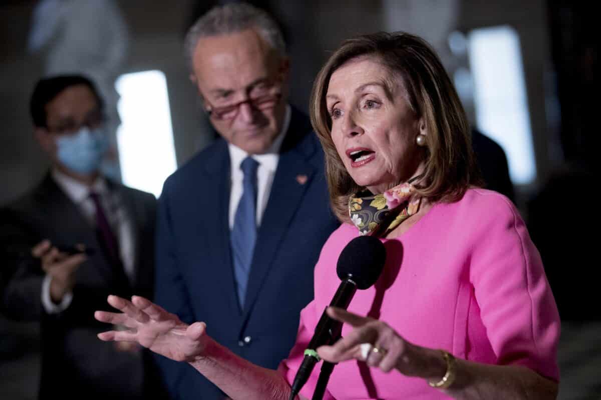Pelosi, Schumer Come to Rep. Cheney’s Defense After House
GOP Votes to Oust Her 1
