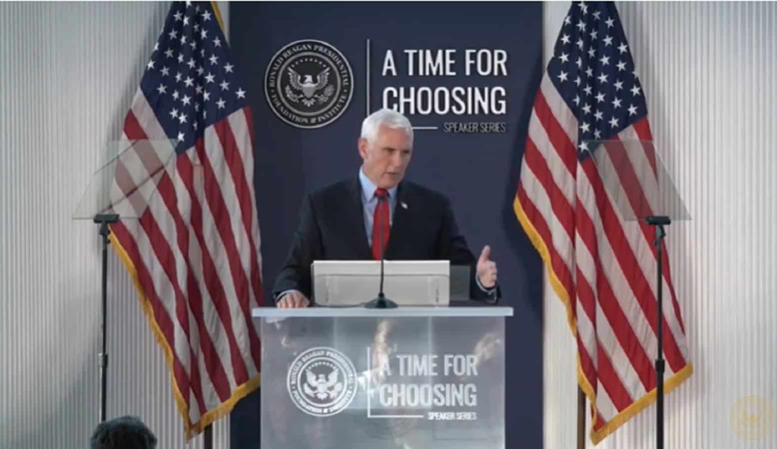 WATCH: Mike Pence Says He Was ‘Proud’ to Certify the
Election for Joe Biden 1