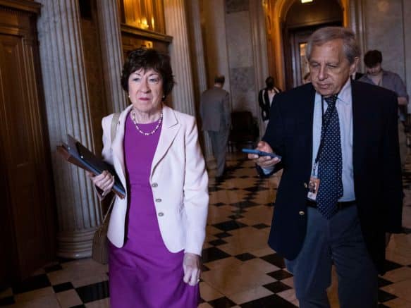 Sen. Susan Collins censured by another GOP County CMTE over
vote to convict President Trump in impeachment trial 1