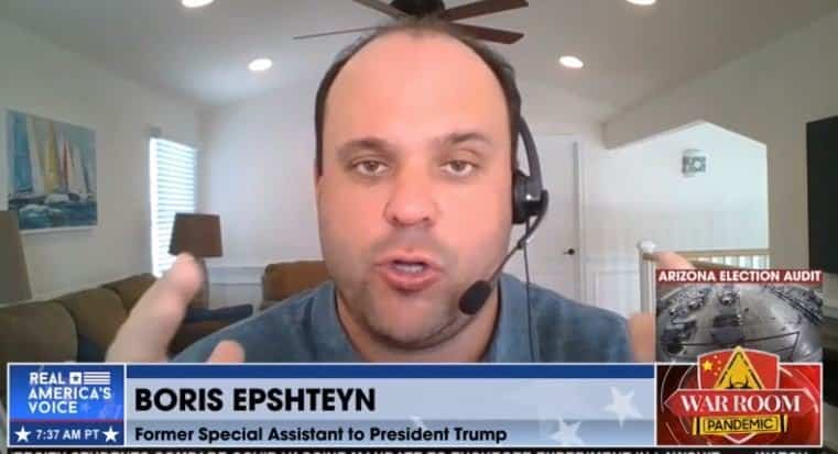 Boris Epshteyn: A Nuclear Explosion of Evidence in Arizona
is Coming Out (VIDEO) 1