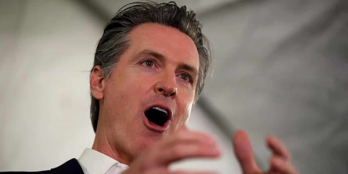 Gov. Gavin Newsom committed an embarrassing error on his
election paperwork, so he's suing his own elections chief 1