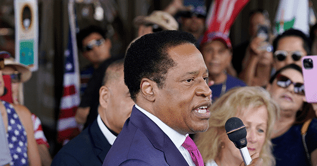 Exclusive — Larry Elder Wants to Be First 'Good Governor'
California Has Had 'in a Very Long Time' 1