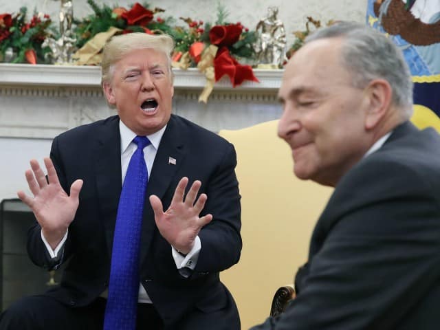 Chuck Schumer Demonizes 74 Million Americans Who Voted for
'Despicable,' 'Racist,' 'Vile' Trump 1