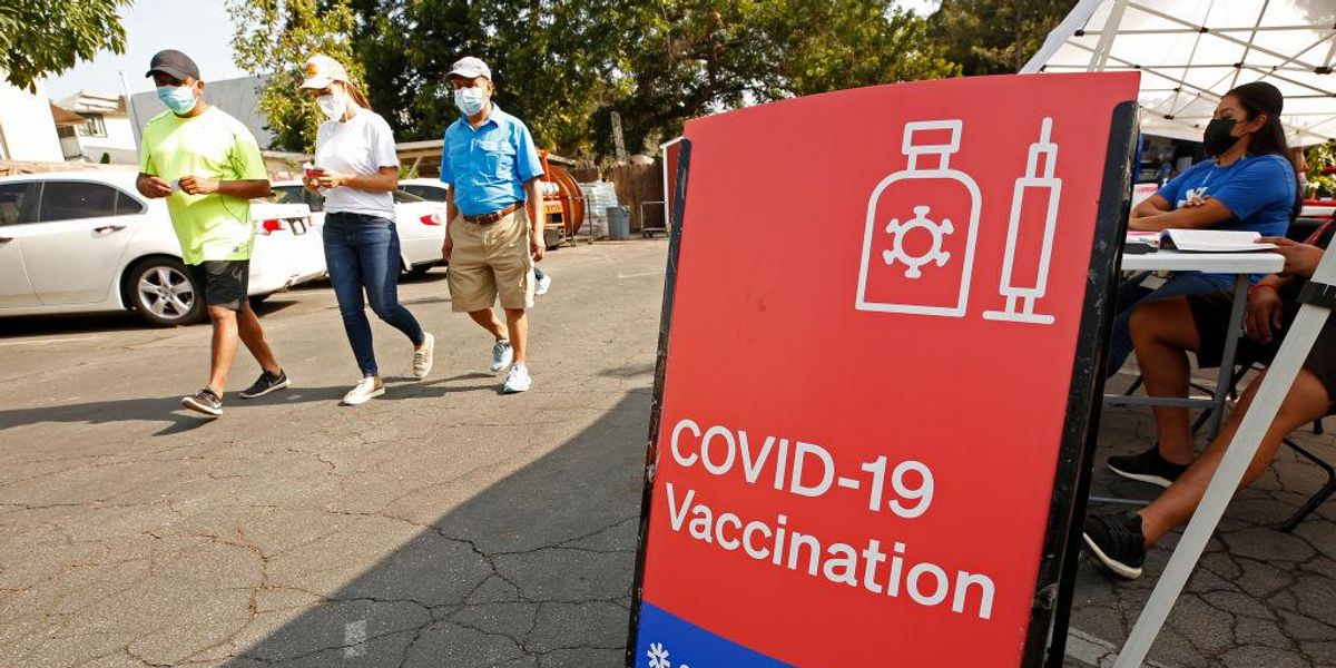 California reports higher COVID-19 rates in areas with
higher vaccination rates, and vice versa 1
